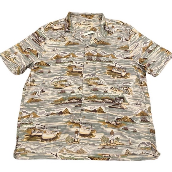 Madewell 3XL sail boats preowned button up - Picture 2 of 3